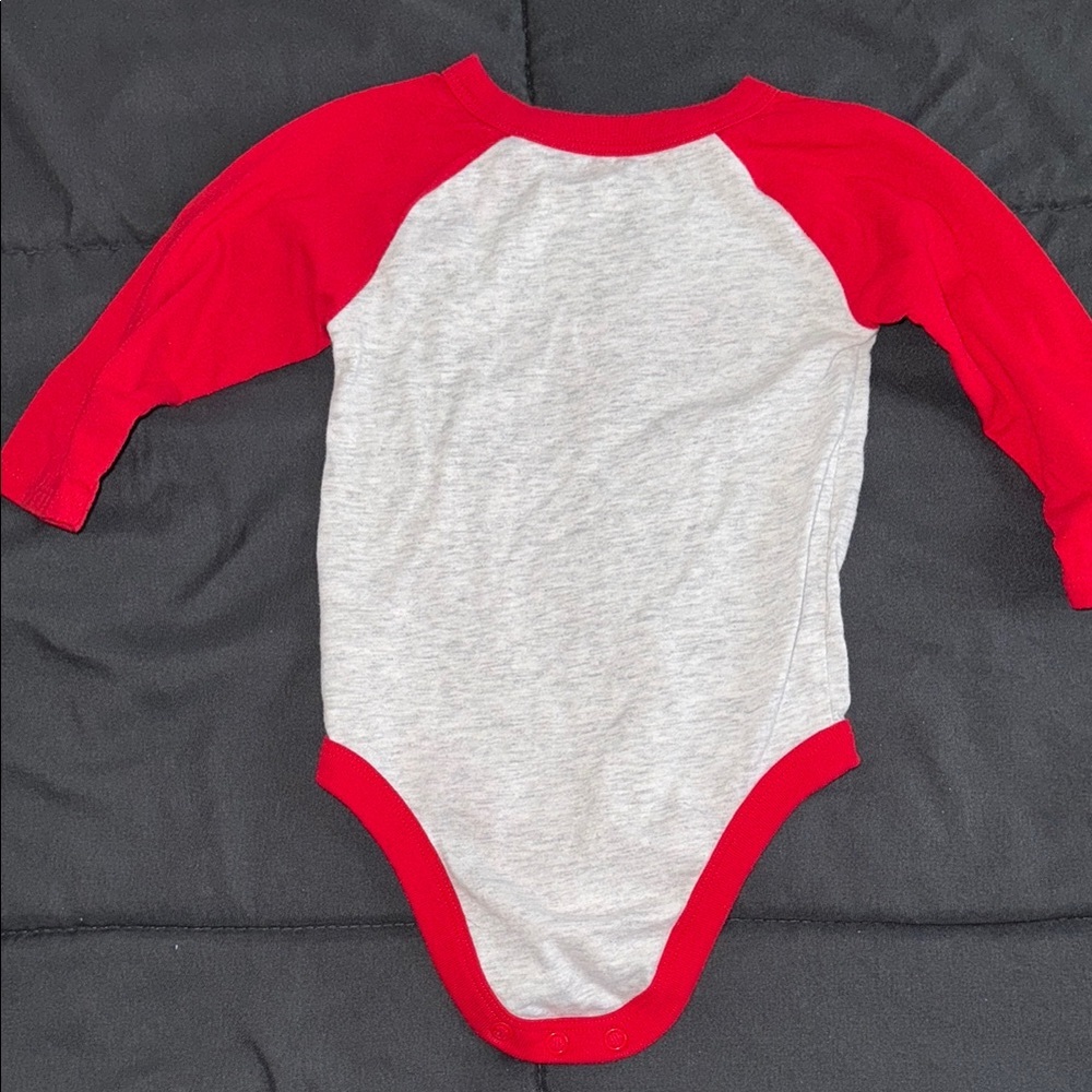 Holiday Time “‘Tis the Season” 6-9 months Bodysuit with Gnome Design - Picture 4 of 4